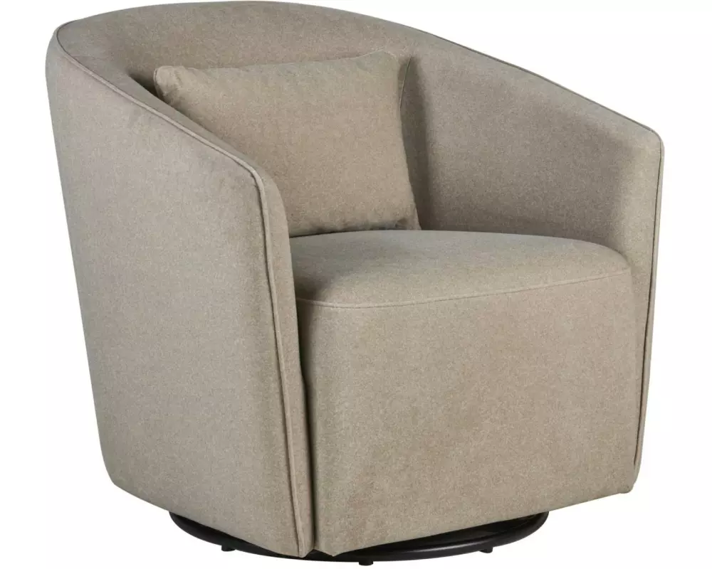 Quax Dreh- und Gleitsessel Gomi Mohair Latte