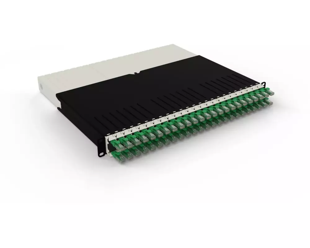 Patchbox patchbox.one / 8RU / Cat 6A, UTP, 0.8 m, Grün