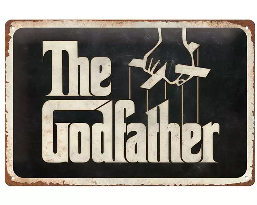 Nostalgic Art Schild The Godfather 20 x 30 cm, Metall