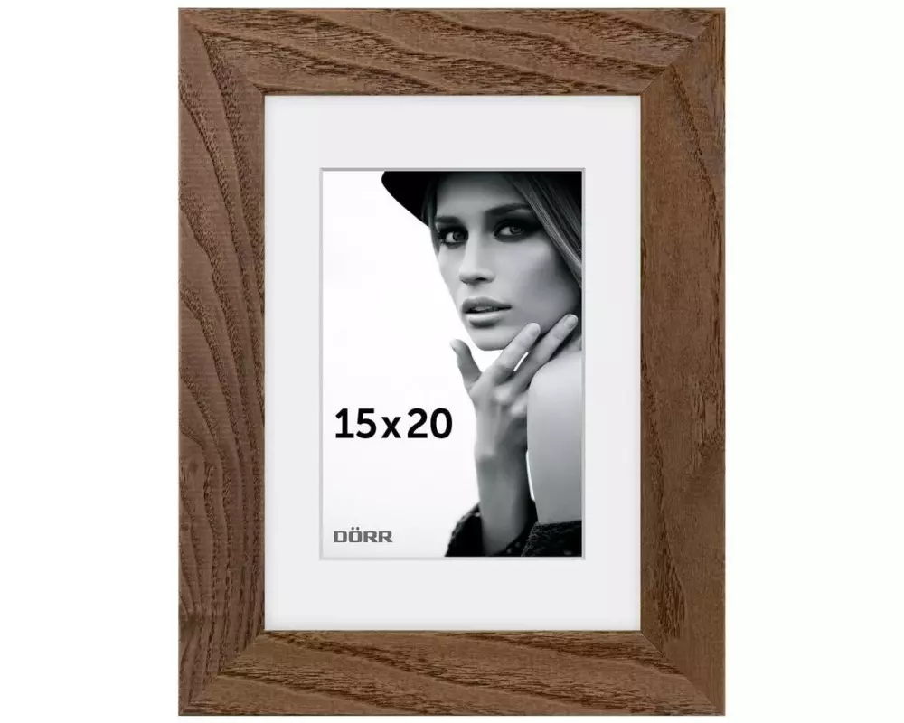 Dörr Bilderrahmen Flat Dunkelbraun, 15 x 20 cm