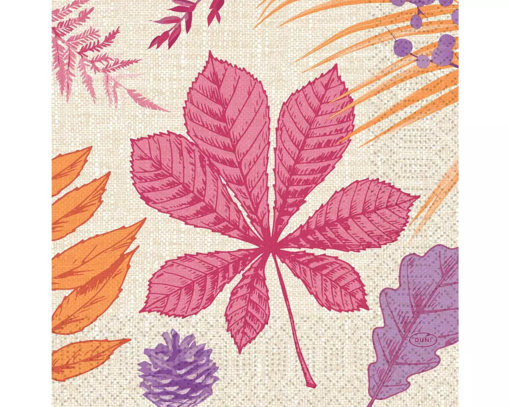 Duni Papierservietten Bright Autumn 33 cm x 33 cm, 50 Stück