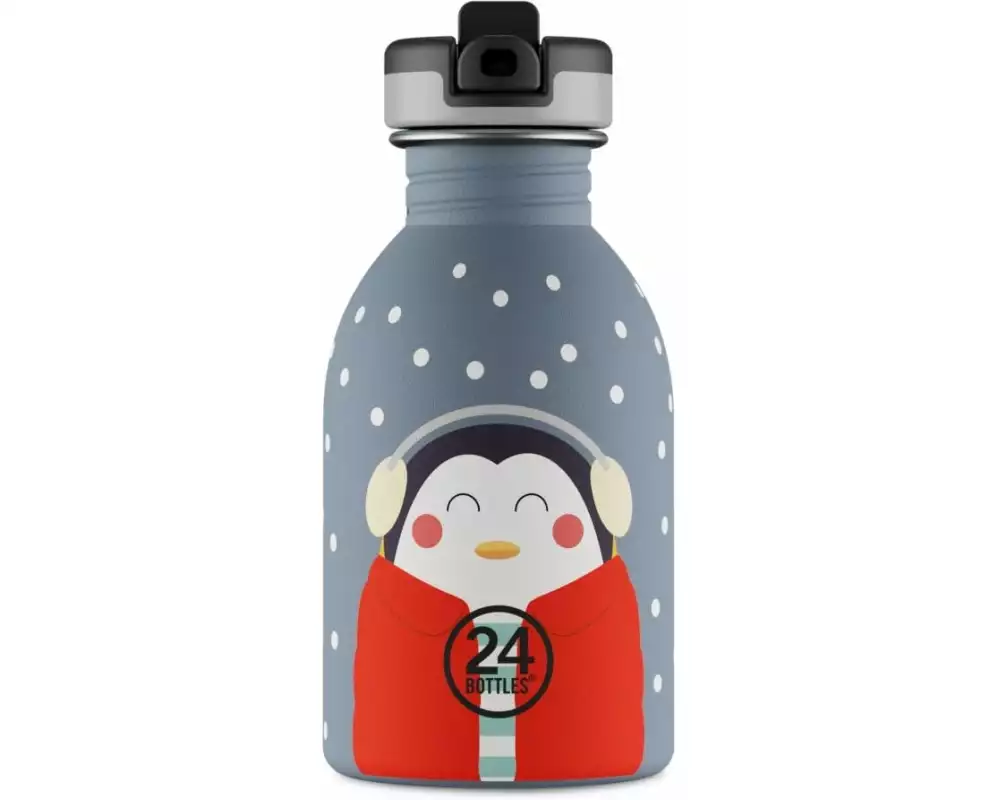 24Bottles Trinkflasche Urban 250 ml, Happy Penguin