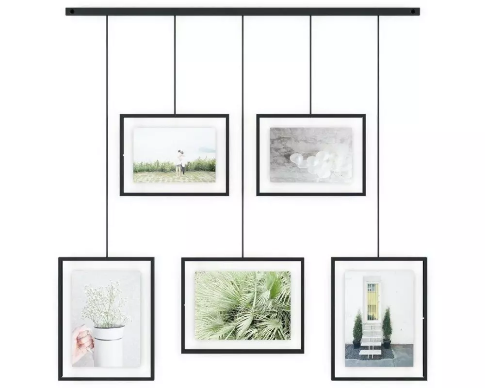 Umbra Bilderrahmen Exhibit 5 Fotos, Schwarz