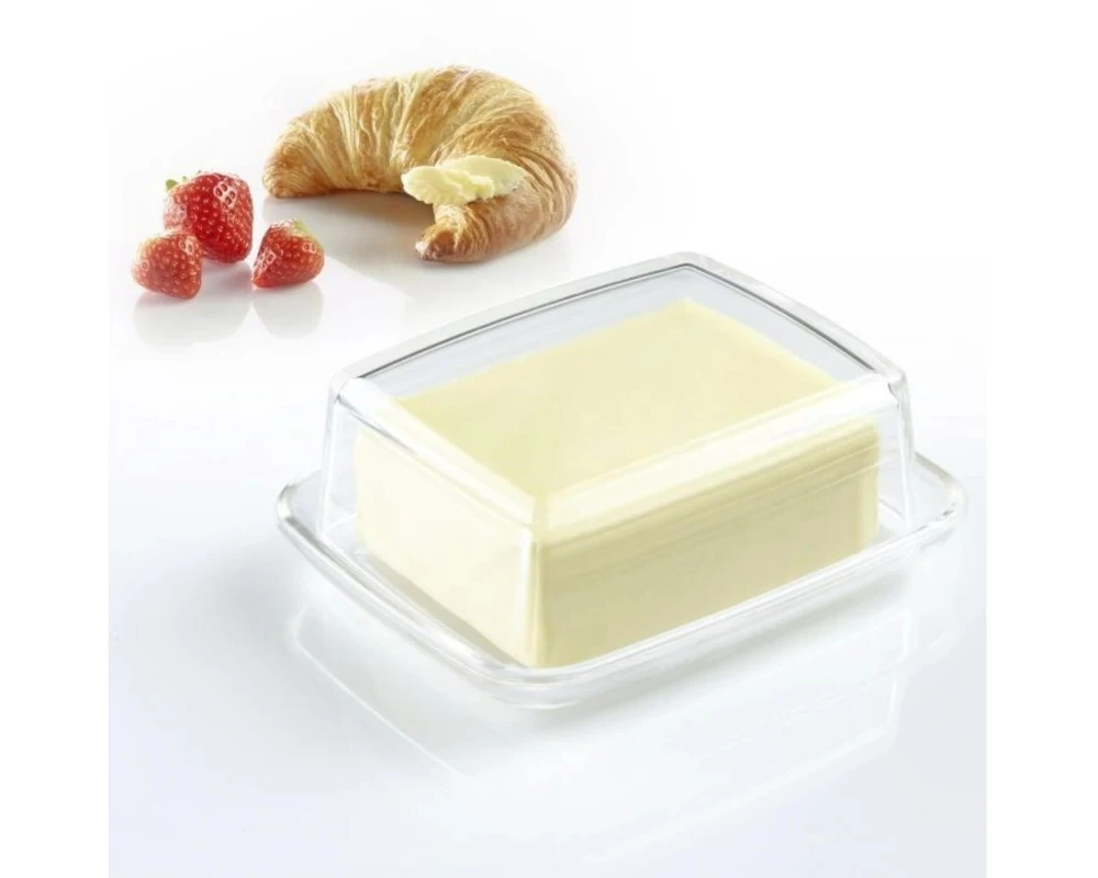Westmark Butterdose Glas, 14.3 x 11.8 cm