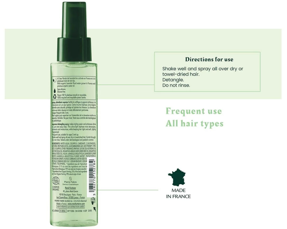 RENÉ FURTERER Naturia Express-Entwirrungsspray Bio 200 ml