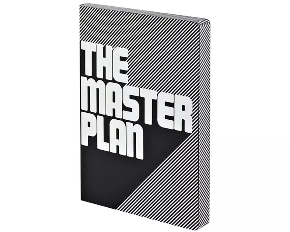 Nuuna Notizbuch Graphic L The Master Plan 22 x 16.5 cm, Dot