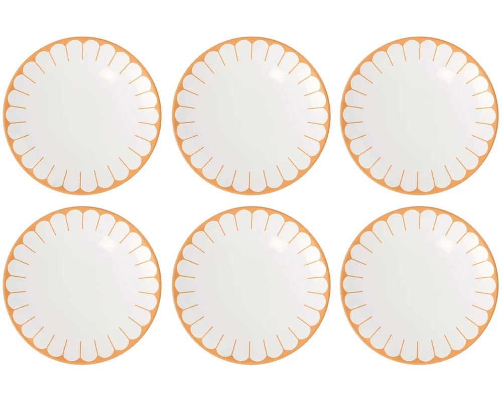 Villeroy & Boch Frühstücks- & Dessertteller Fleur 6 Stück, Gelb