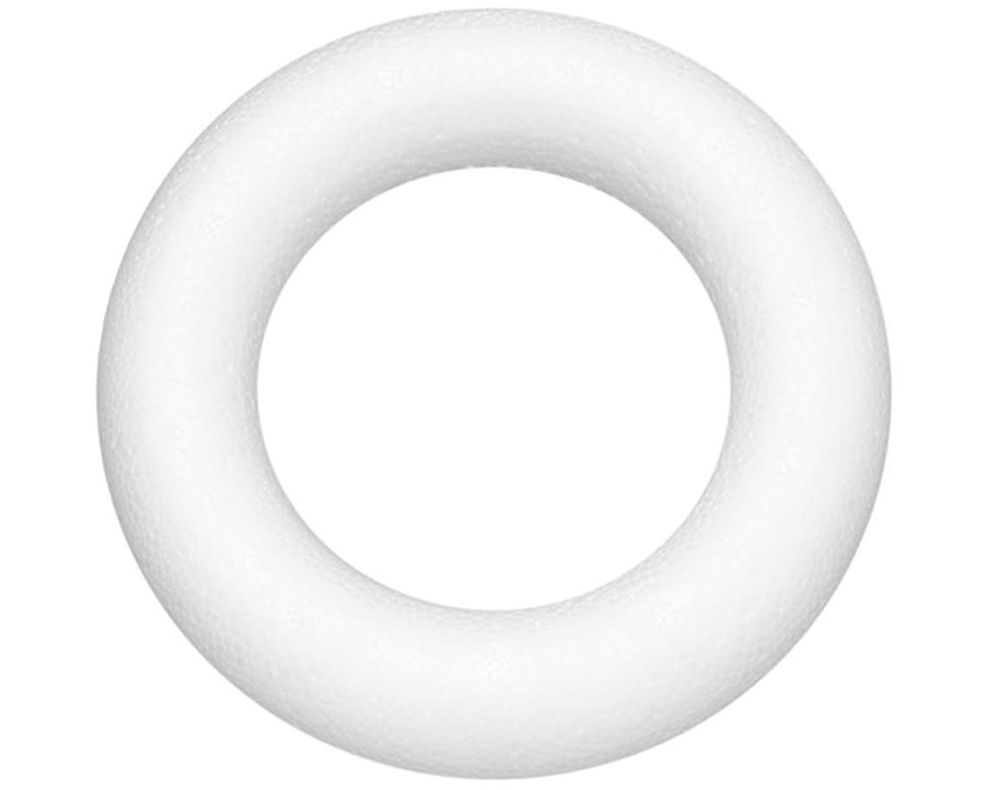 GLOREX Styroporring 17cm 63803827K weiss