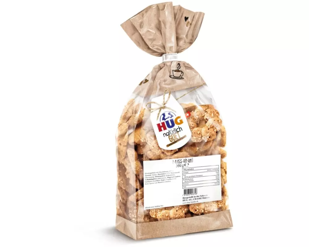 HUG Guetzli Nuss-Ringli 350 g