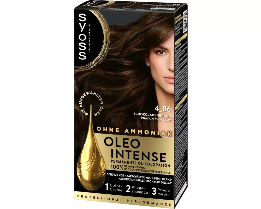Syoss oleo intense Haarcoloration Oleo Intense 4-86 Schokoladenbraun