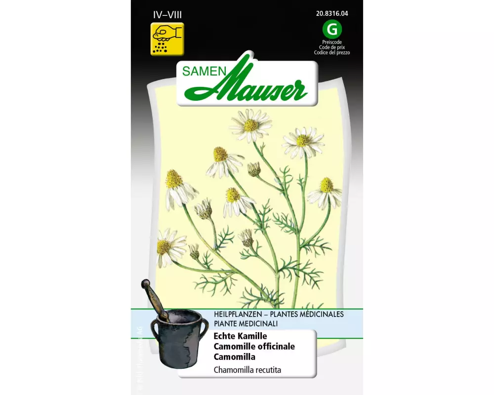 Samen Mauser Heilpflanzen Echte Kamille