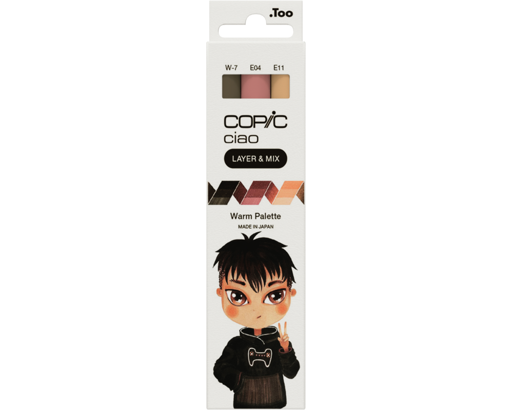 COPIC Marker Ciao 220750311 Warm Palette 3 Stück