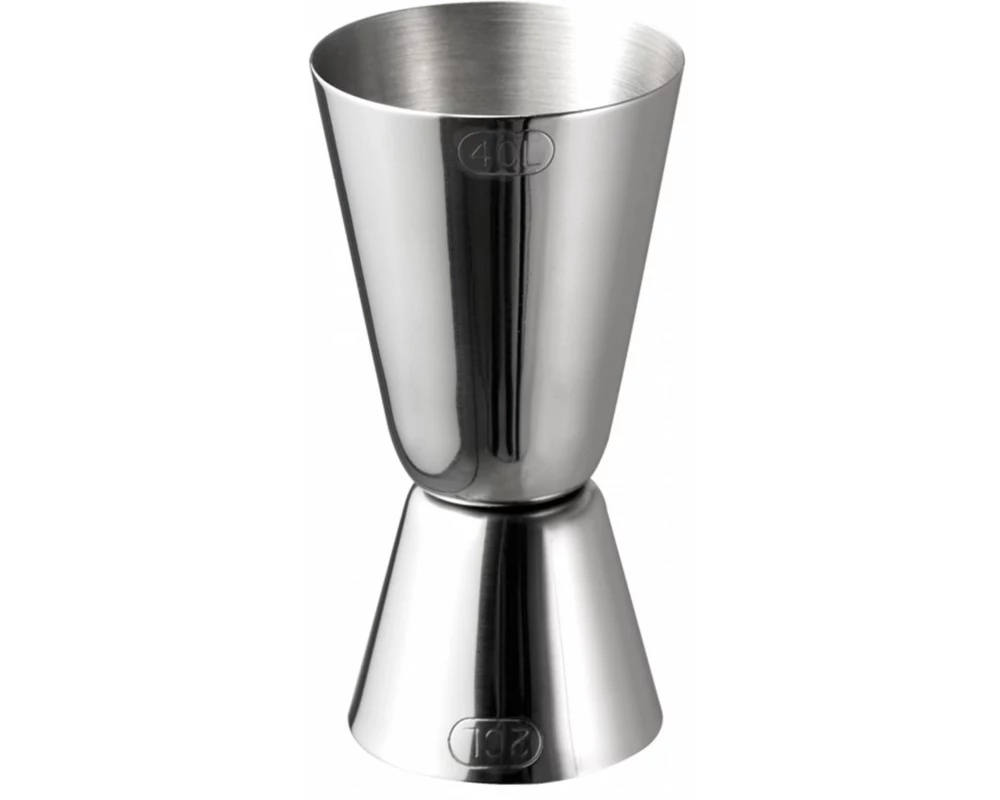 APS Cocktail-Doppelmass 25/50 ml, Silber