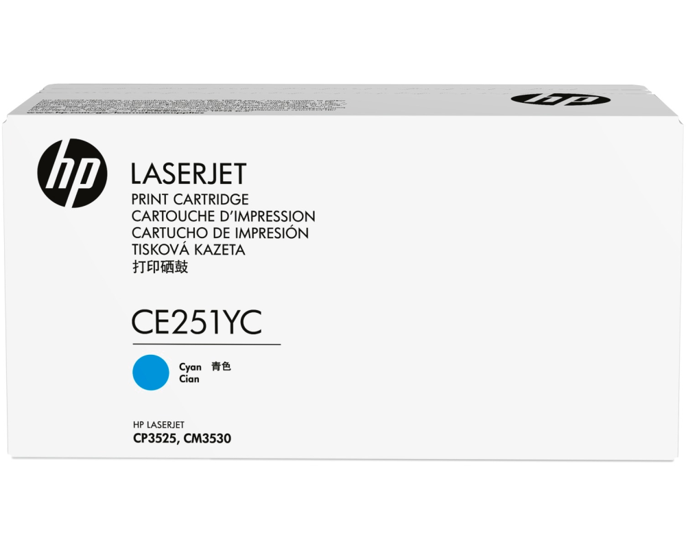 HP Toner-Modul Contract cyan CE251YC Color LaserJet CP3525 7900 S.