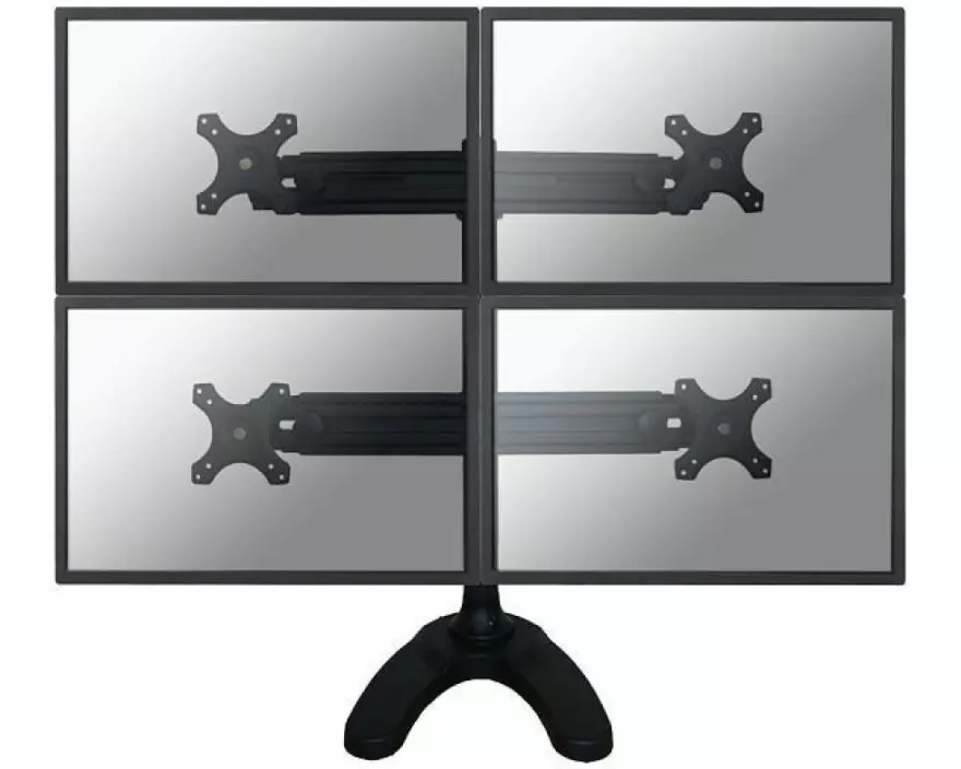 NEOMOUNTS Monitor-Standfuss FPMA-D700DD4 Schwarz