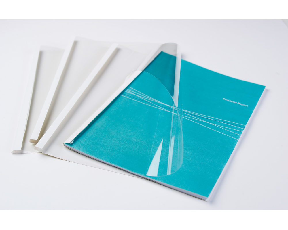 FELLOWES Thermo-Bindemappen 8mm 5391202 weiss 100 Stück