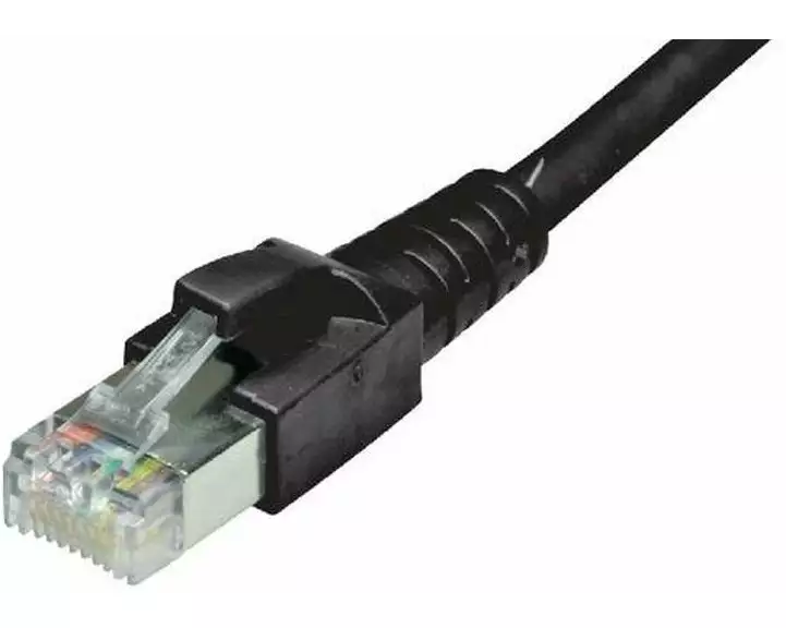 Dätwyler IT Infra Patchkabel RJ-45 - RJ-45, Cat 6A, S/FTP, 0.5 m, Schwarz
