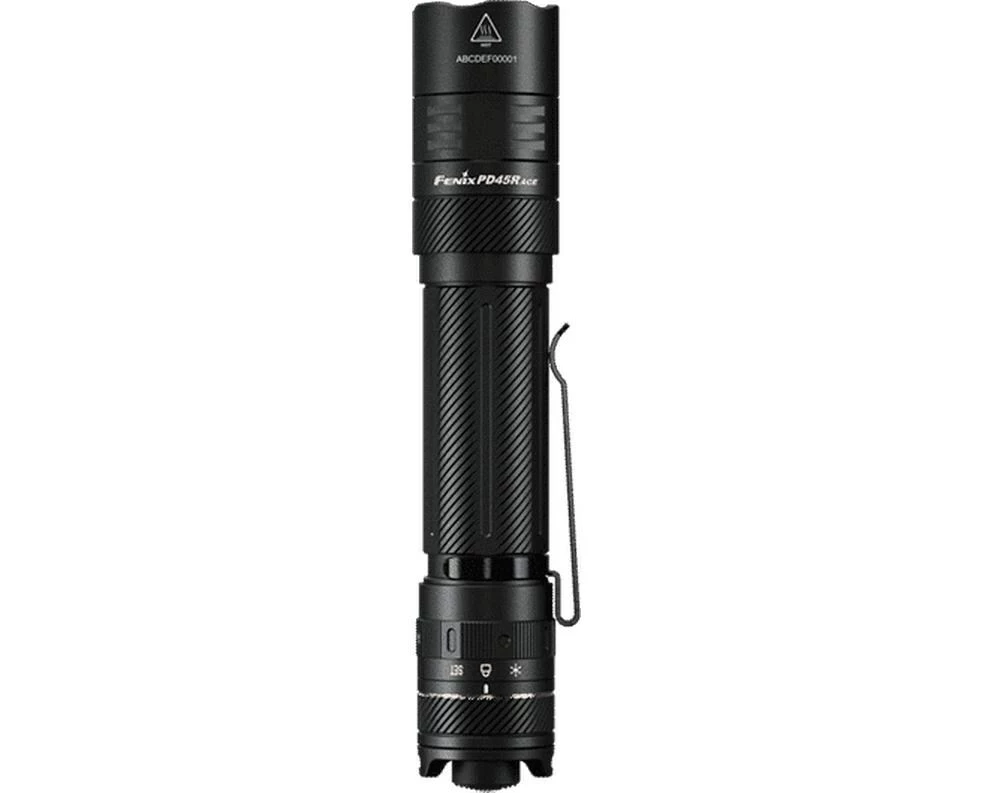 Fenix Taschenlampe PD45R ACE 3200 lm 6000 mAh Akku Schwarz