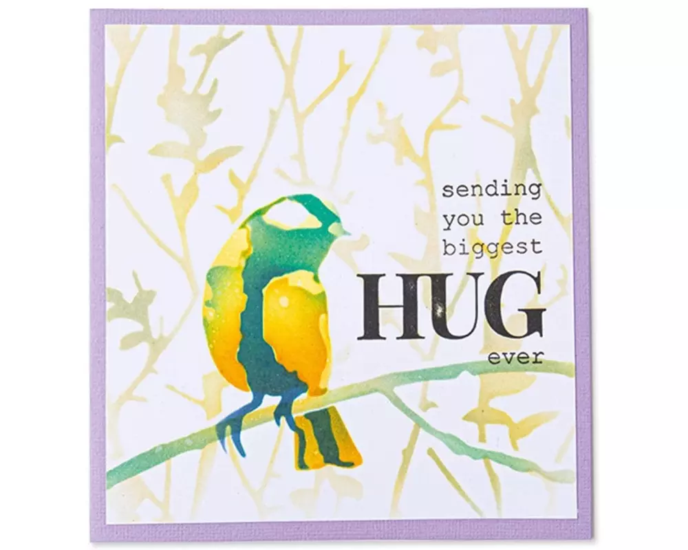 Sizzix Schablone Vogel und Zweige 4er-Pack