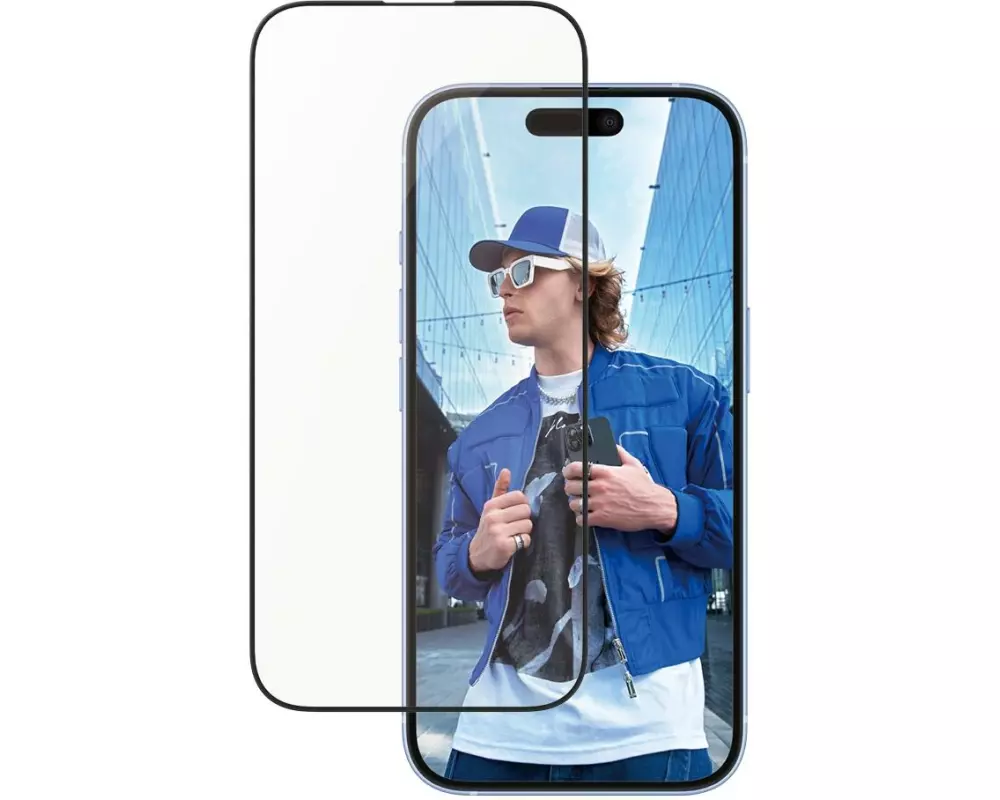 Panzerglass Ultra Wide Fit Aluminum Frame iPhone 16