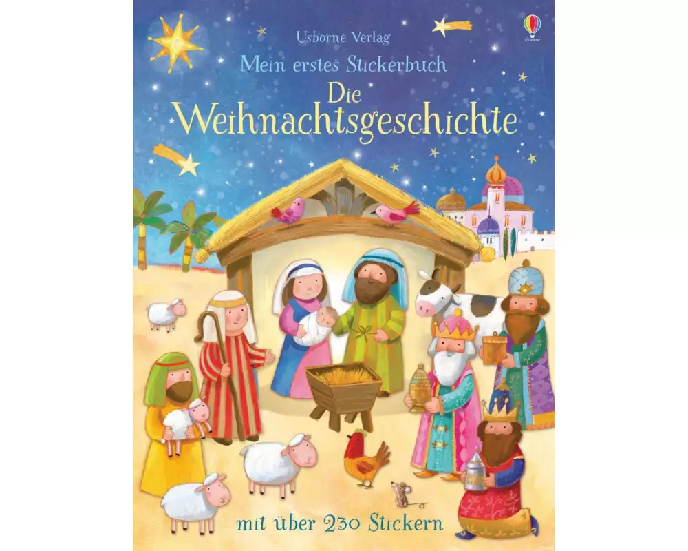 Mein erstes Stickerbuch: Die Weihnachtsgeschichte