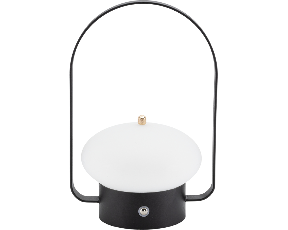 SECURIT Tischleuchte BARCELONA LP-BA-BL schwarz, Akku, dimmbar