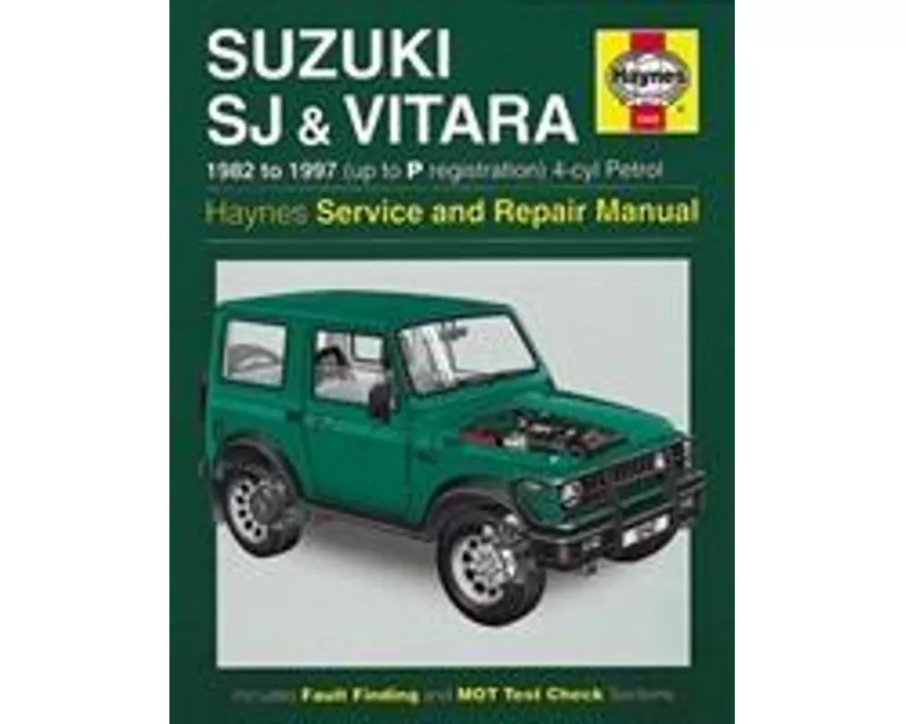 Suzuki SJ Series, Samurai & Vitara (4-cyl) Petrol (82 - 97) Haynes Repair Manual