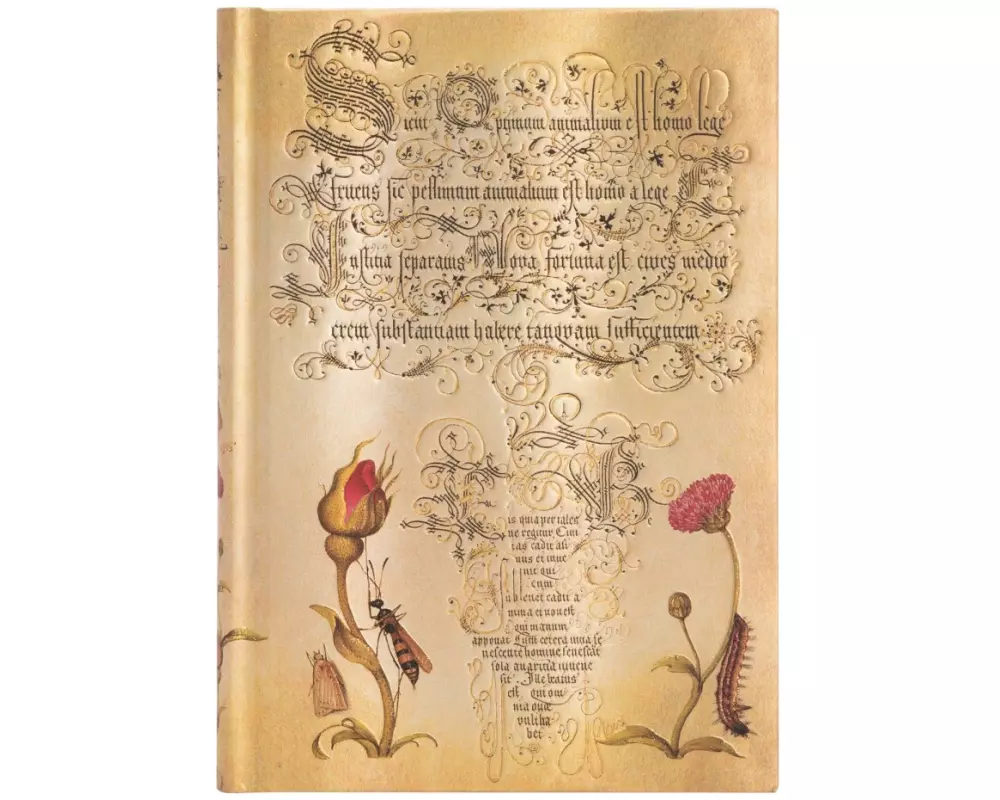 Paperblanks Notizbuch Flämische Rose 13 x 18 cm, Blanko