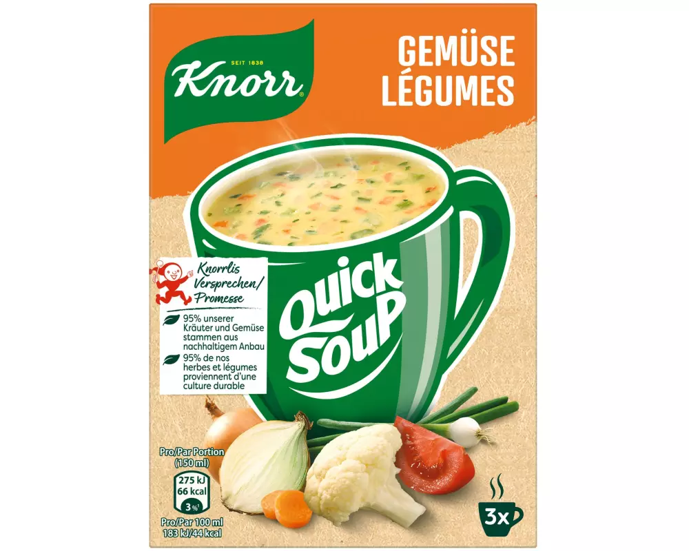 Knorr Quick Soup Gemüse 3 Portionen
