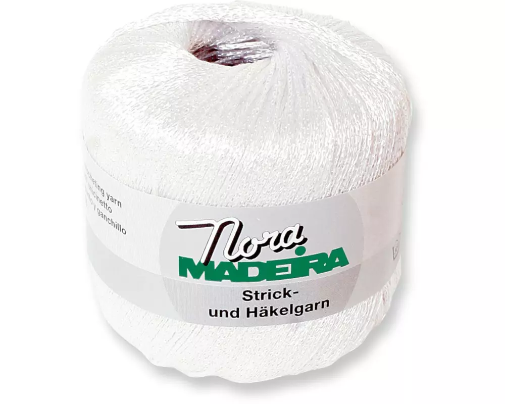 Madeira Näh- und Stickgarn Nora 25 g Weiss