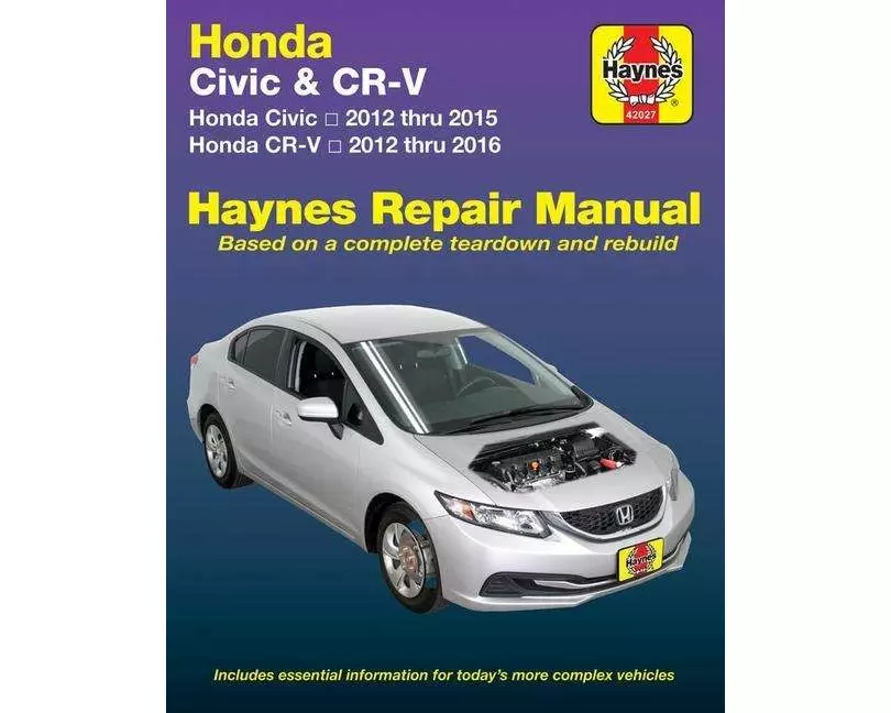Honda Civic (12-15) & CR-V (12-16) Haynes Manual (USA)