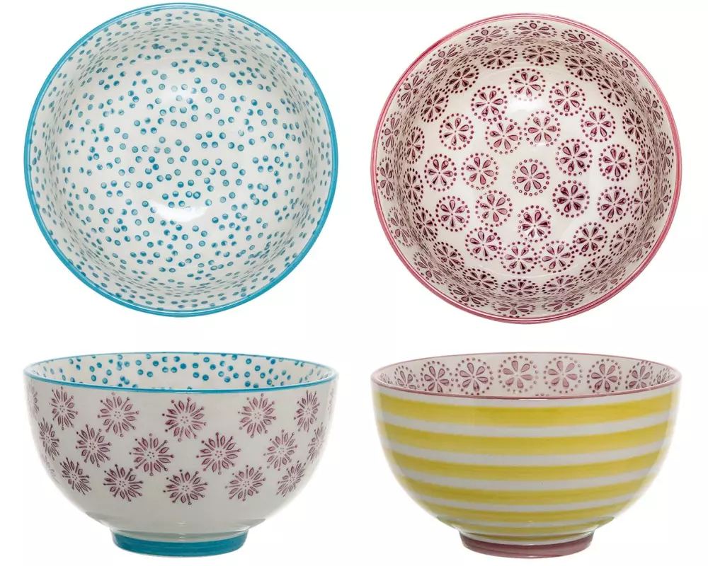 Bloomingville Schale Patrizia, Steingut, assortiert