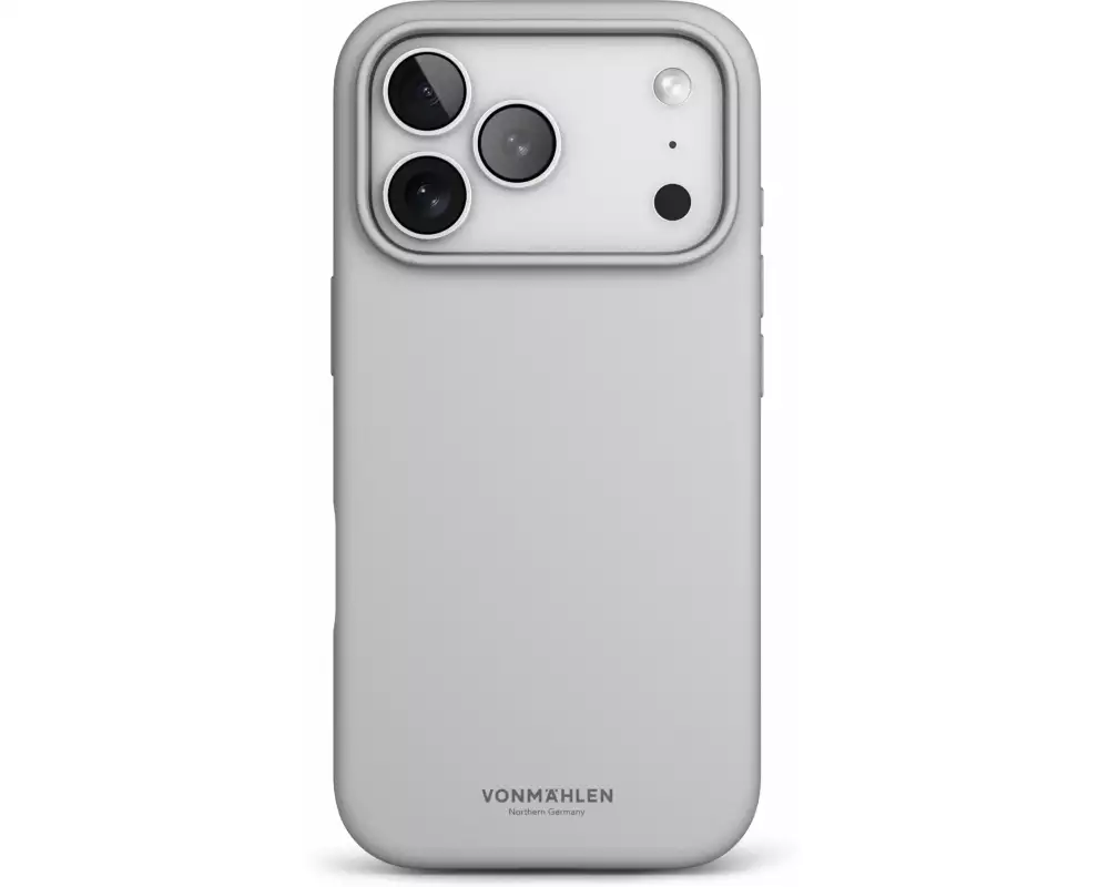 Vonmählen Back Cover Soft Silicone iPhone 17 Pro Light Gray