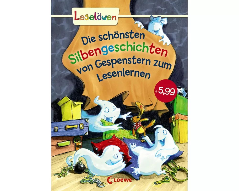 Leselöwen - Das Original - Die schönsten Silbengeschichten von Gespenstern zum Lesenlernen