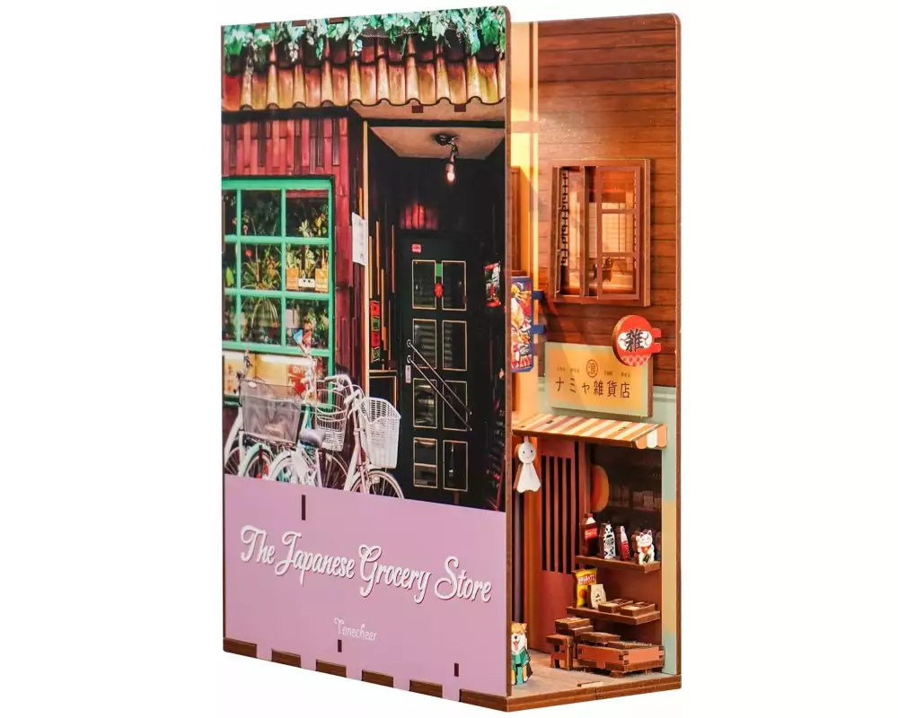 Tonecheer Bausatz Book Nook Japanese Grocery Store