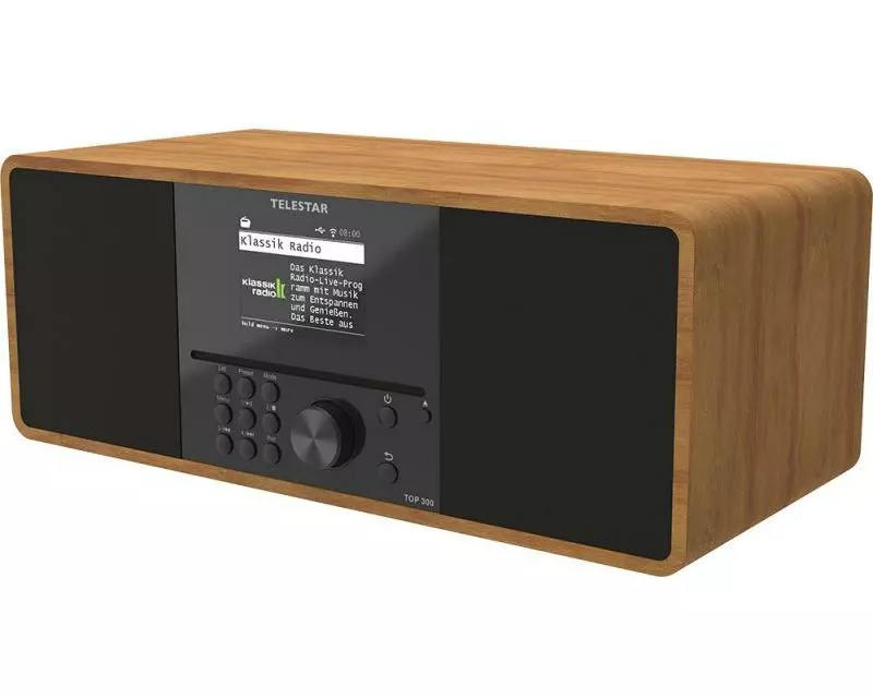 Telestar Internet Radio TOP 300 Braun/Holz