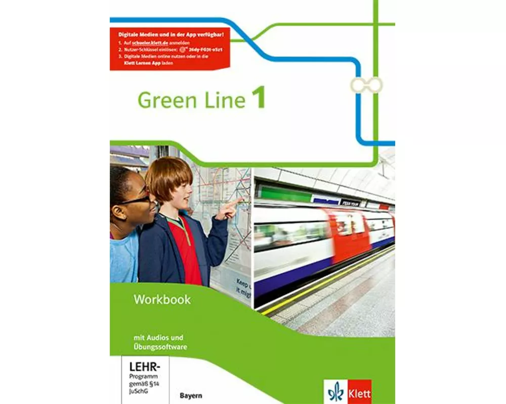 Green Line 1. Workbook mit 2 Audios und Übungssoftware. Neue Ausgabe. Bayern