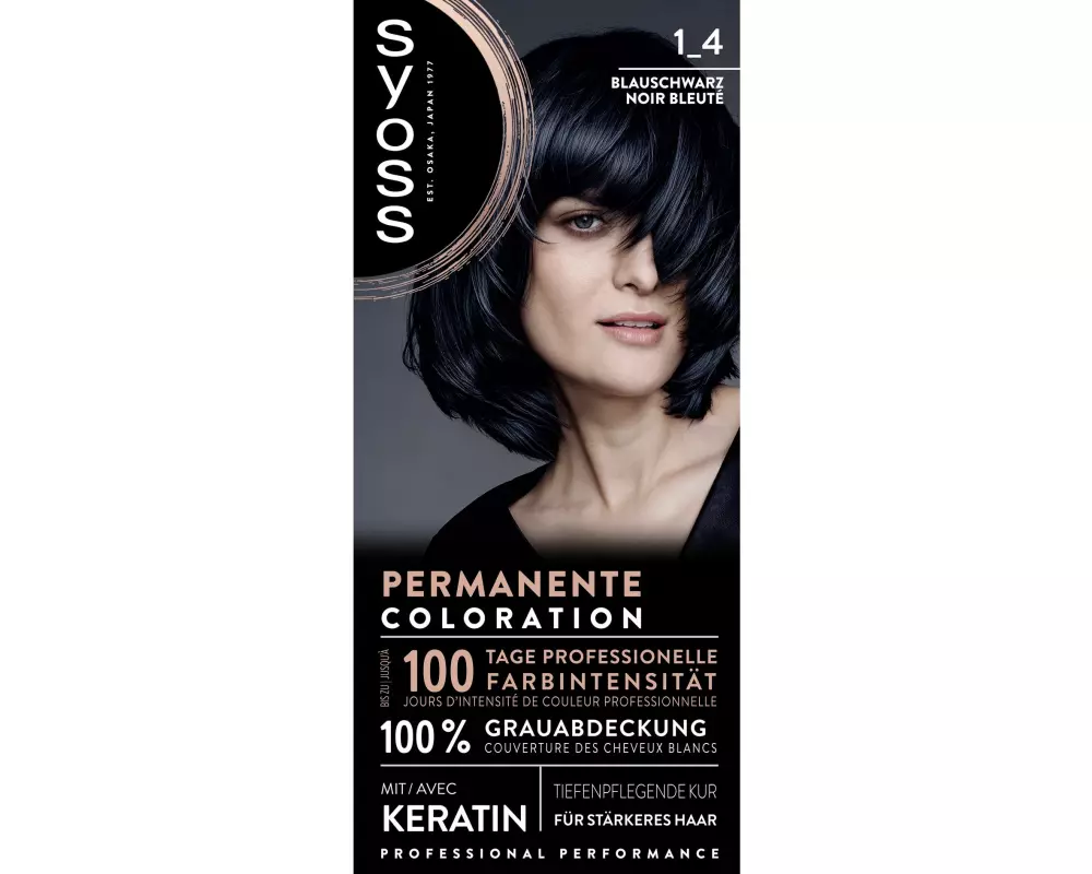 Syoss Haarcoloration 1-4 Blauschwarz