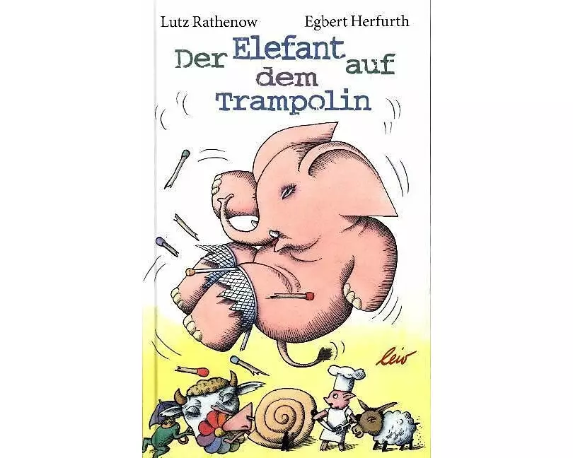 Der Elefant auf dem Trampolin