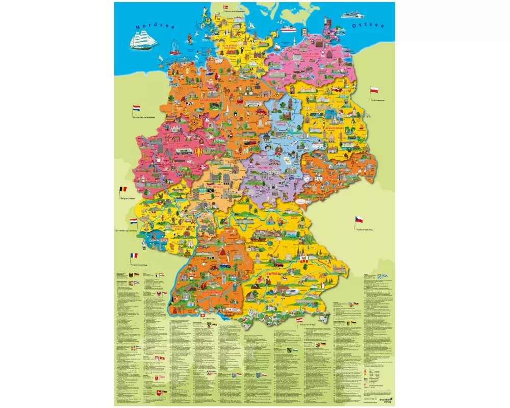 Poster „Deutschland Politisch“