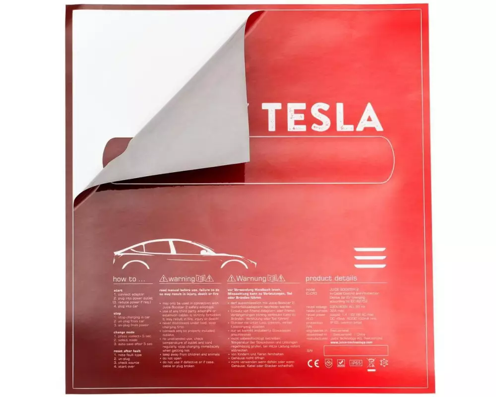 Juice Technology Aufkleber Juice STYLE Skin TESLA LOVE