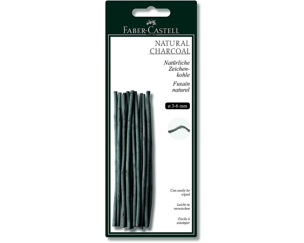 Faber-Castell Zeichenkohle Faber-Castell PITT Monochrome 12 Stück