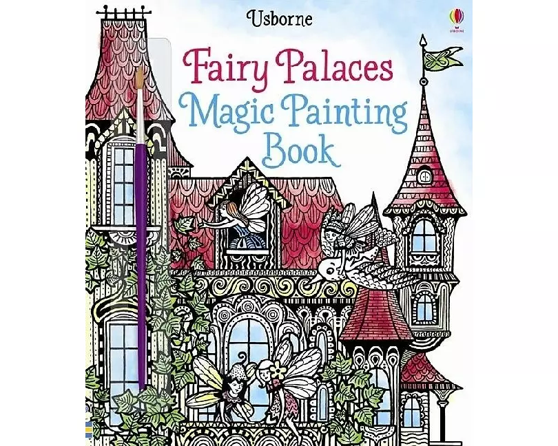 Fairy Palaces Magic Painting Book