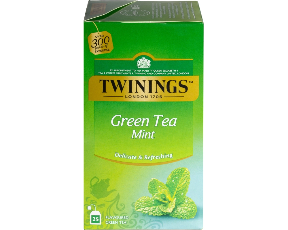 TWININGS Green Tea Mint 100017819 Beutel 1.5g, 25 Stk.