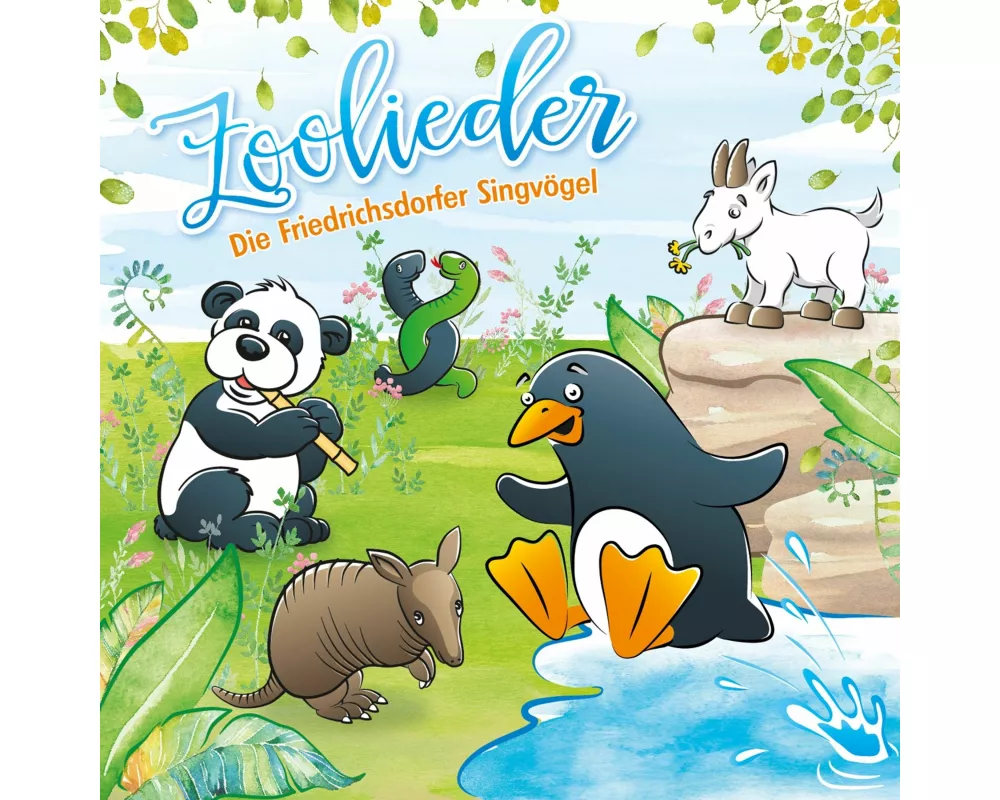 Zoolieder-22 lustige Tierlieder für Kinder zum M