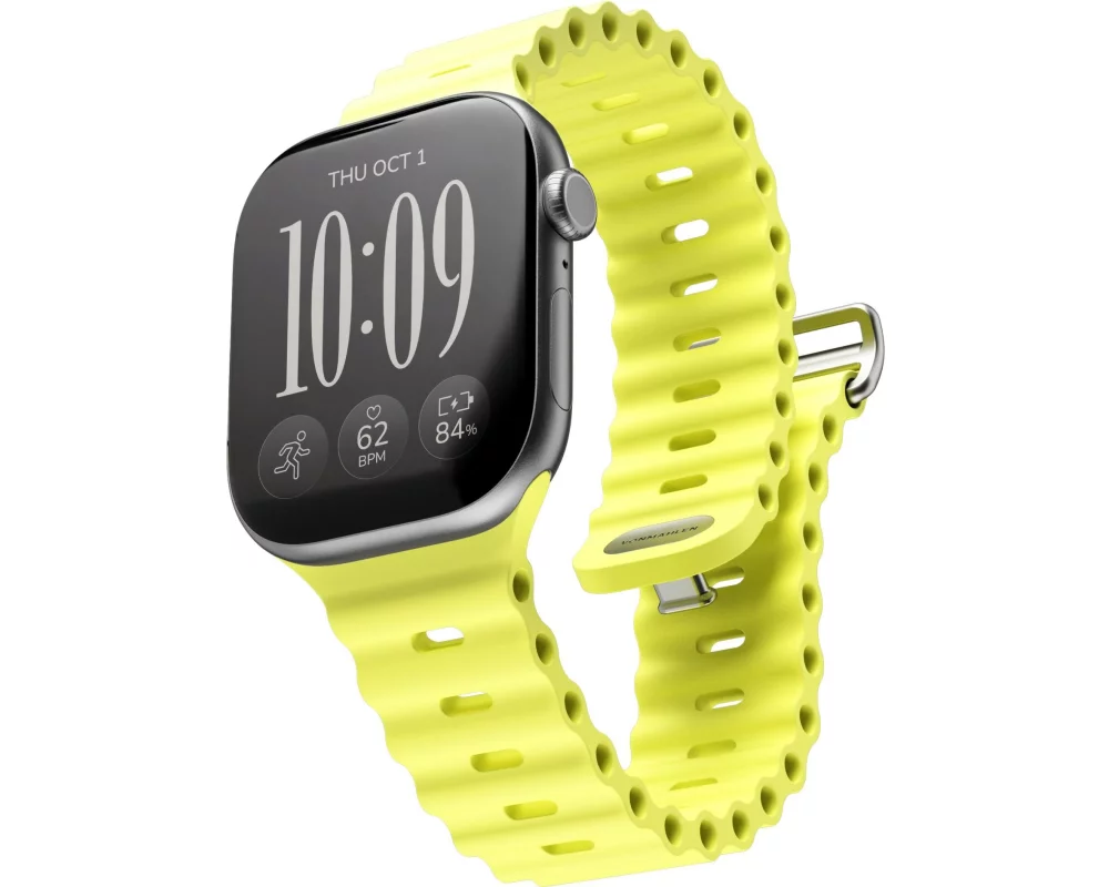 Vonmählen Armband Wave Band 3 40/41/42 mm Neongelb