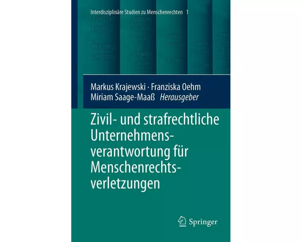 Zivil- und strafrechtliche Unternehmensverantwortung für Menschenrechtsverletzungen