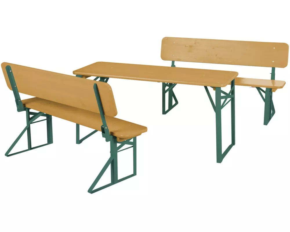 roba Kinderparty-Garnitur Natur/Grün