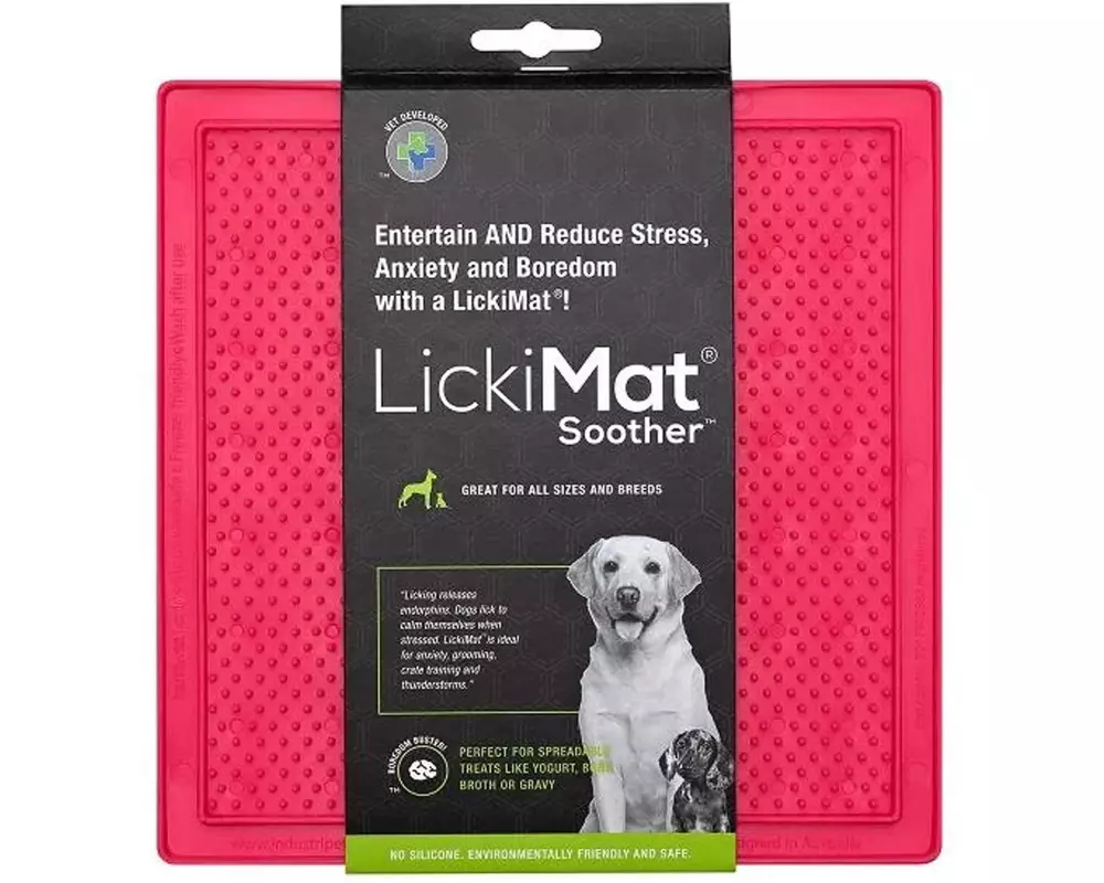 LickiMat Soother 20 x 20 cm, Pink