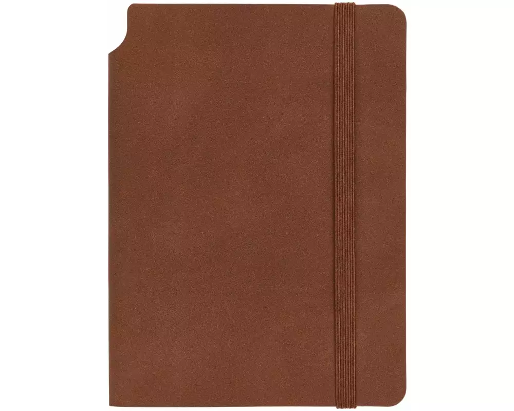 Kolma Notizbuch Smooth A6, Blanko, braun